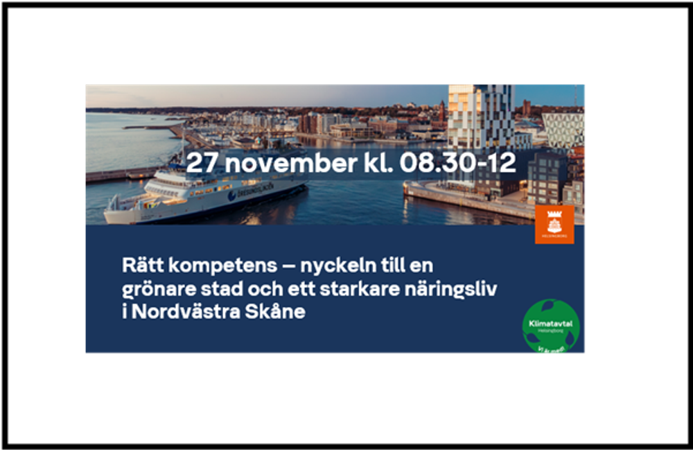 ”Nyckeln till en grönare stad och ett starkare näringsliv i Nordvästra Skåne”